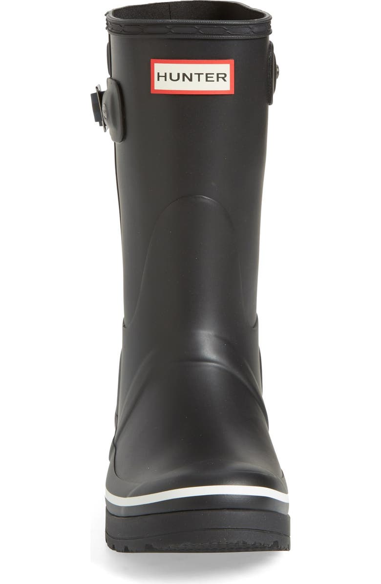 Hunter 'Original Short' Wedge Rain Boot, Alternate, color,
