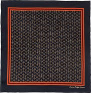 Lauren Ralph Lauren Equestrian Square Silk Scarf
