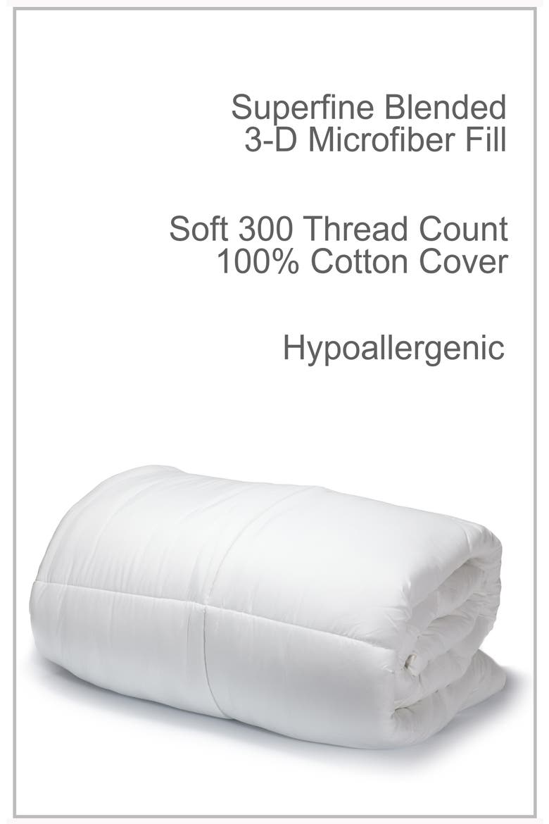 Cloud 300 Thread Count Down Alternative Comforter, Alternate, color, WHITE