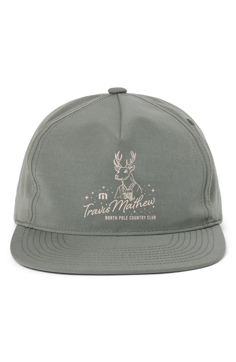 TravisMathew Frost This Baseball Cap, Main, color, Dark Olive