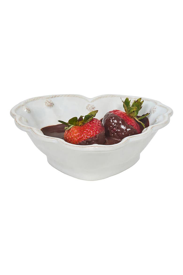 Berry & Thread Ceramic Heart Bowl, Alternate, color, WHITEWASH