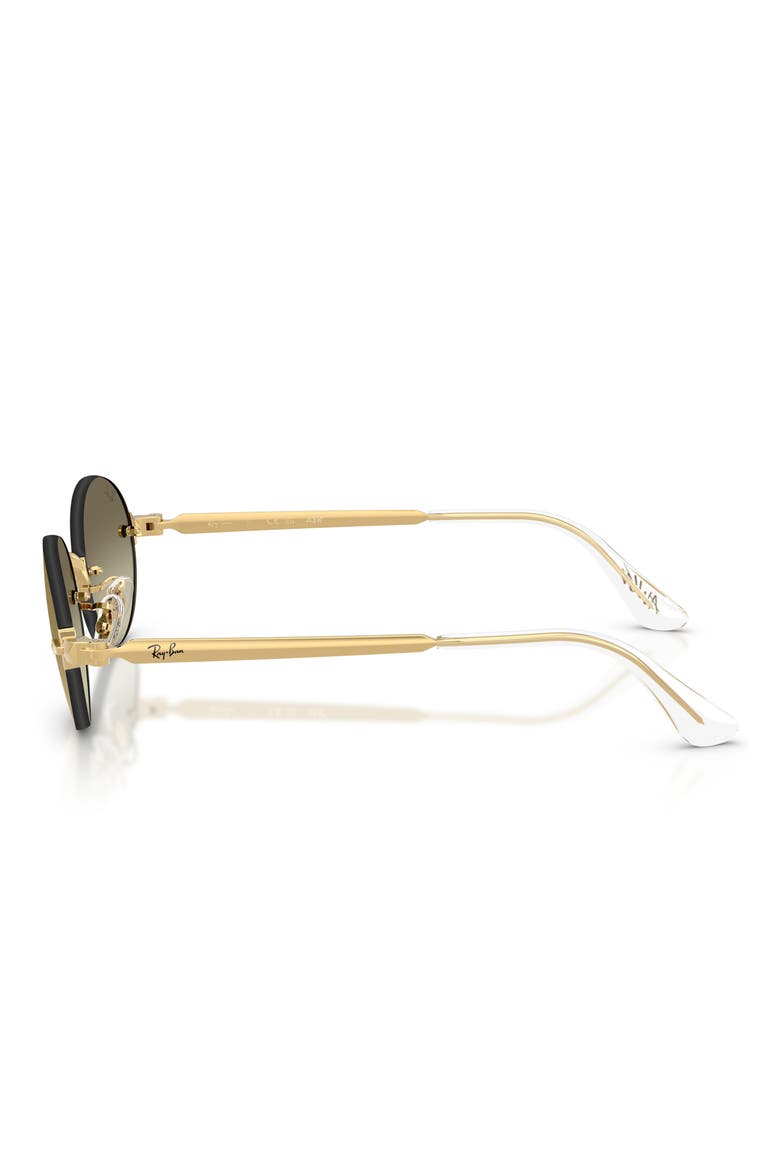 x A$AP Rocky 54mm Gradient Oval Sunglasses, Alternate, color, ARISTA / BROWN GOLD