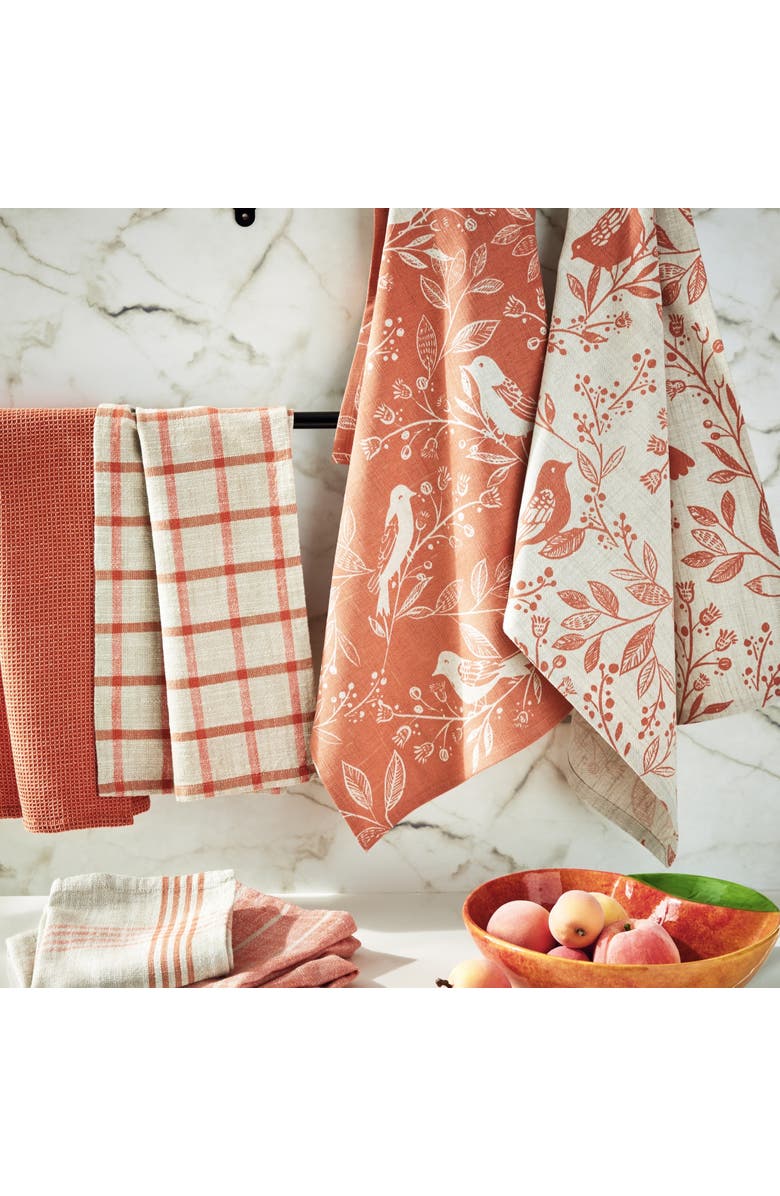 tag Canyon Print Birds & Vines Dt S/2 Melon Melon Cotton Everyday, Alternate, color, Pink