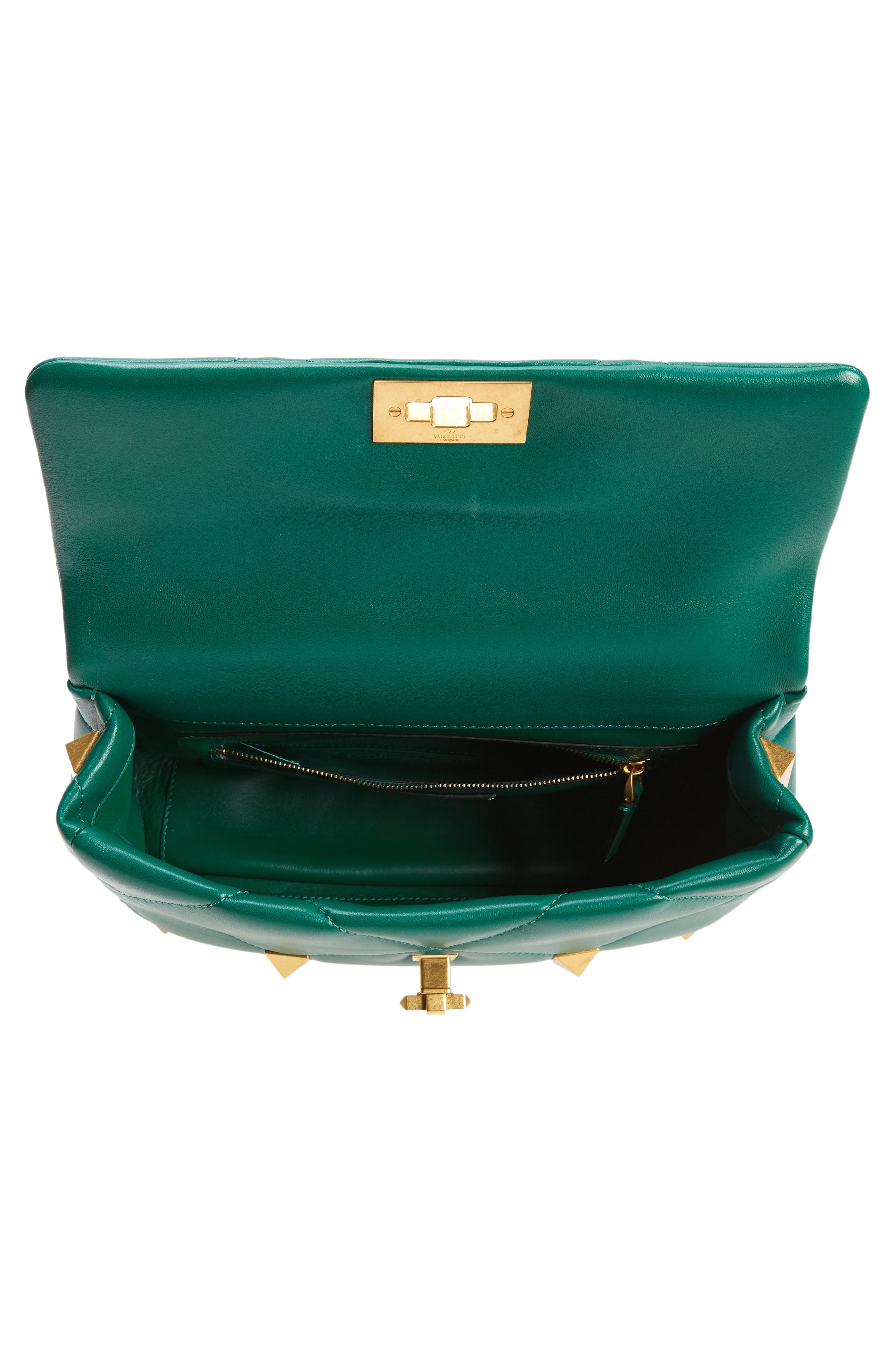 Roman Stud Nappa Chain Bag, Alternate, color, JUNGLE ROMAN