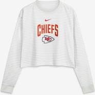 Nike Women's Nike White Kansas City Chiefs Loose Fit Crop Top