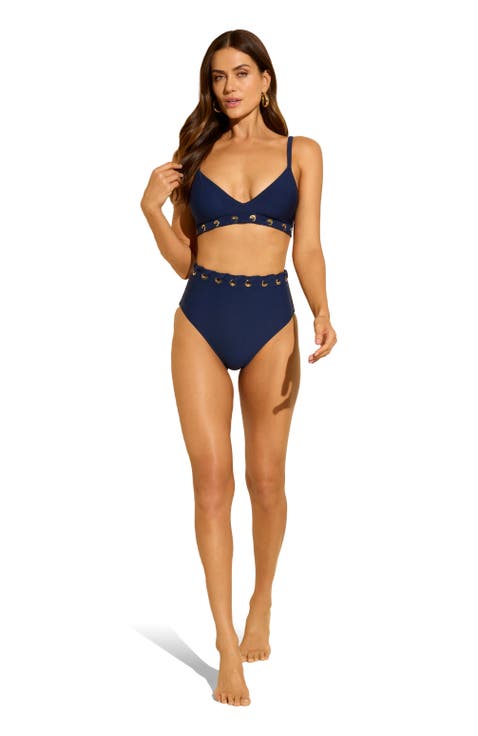 DreamLift Push-Up Grommet Bikini Top