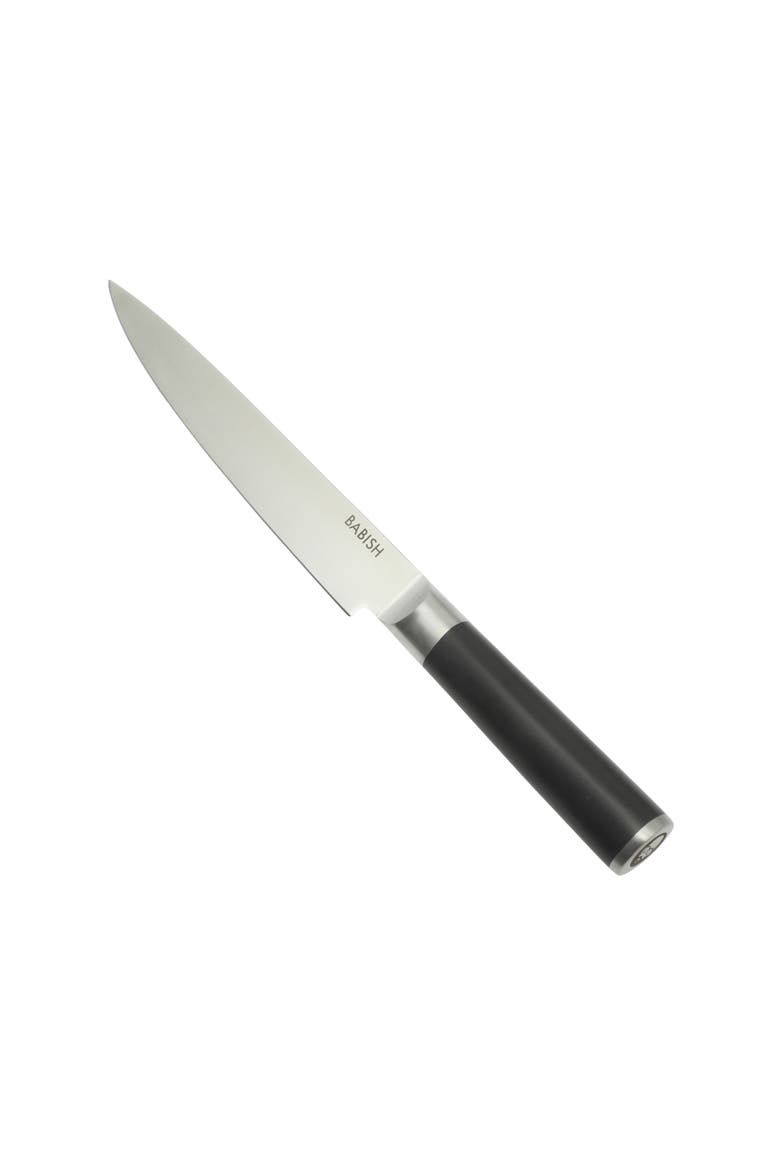 2-Piece Stainless Steel Carving Knife and Fork Set with Ergonomic ABS Handles, Alternate, color, Stainless Steel