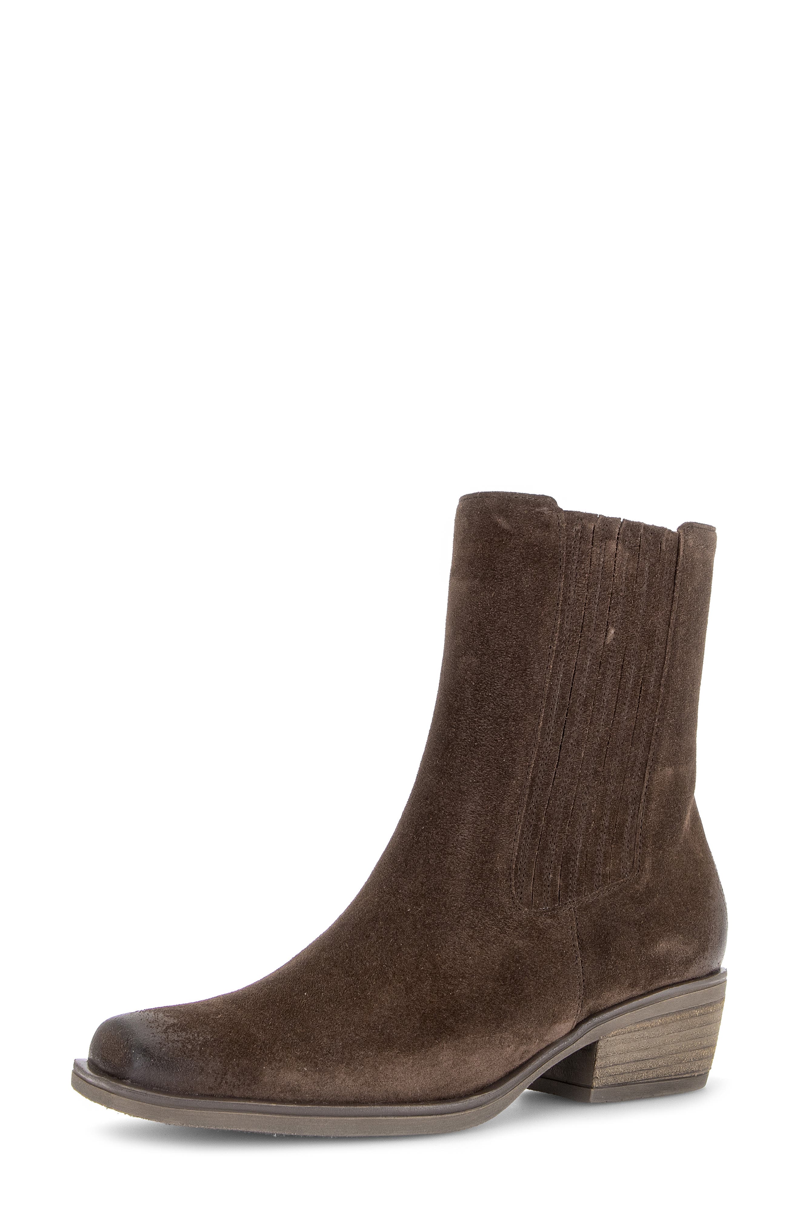 Tennesse Leather Bootie, Main, color, CACAO