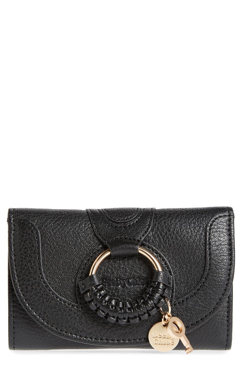 See by Chloé Hana Leather Wallet, Main, color, 