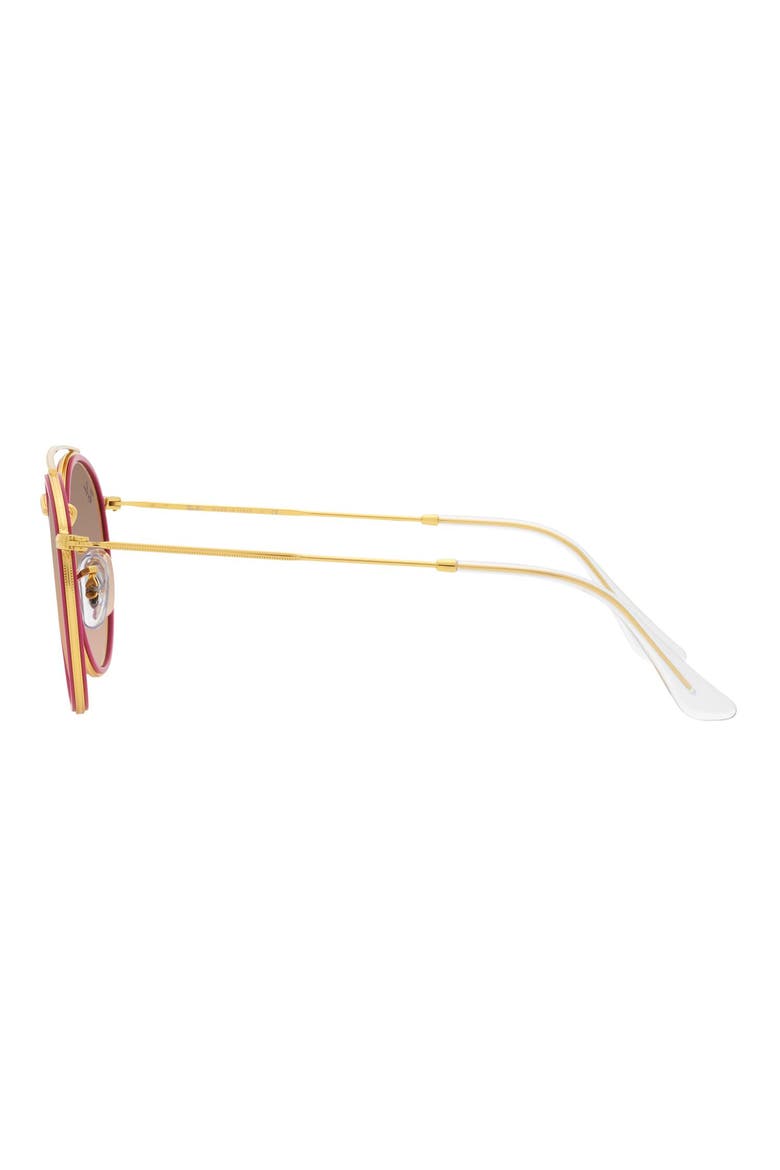 51mm Round Sunglasses, Alternate, color, YELLOW