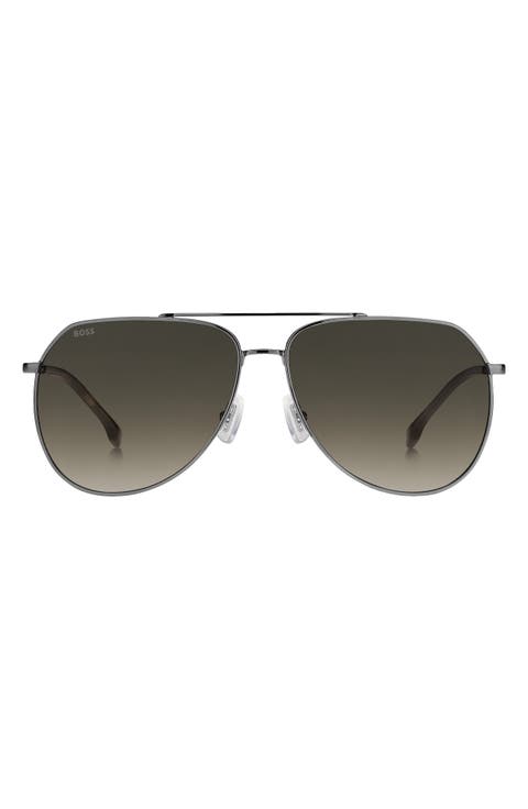 61mm Aviator Sunglasses