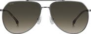 BOSS 61mm Aviator Sunglasses
