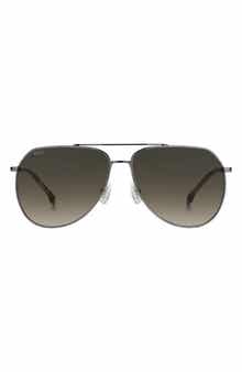 BOSS 61mm Aviator Sunglasses