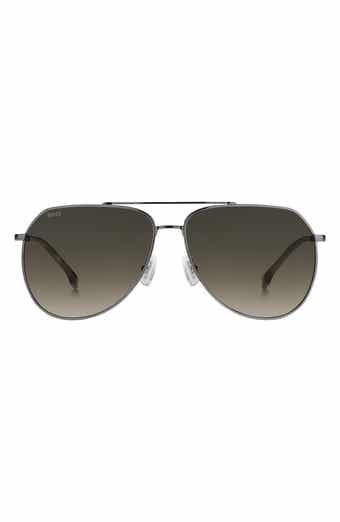 BOSS 61mm Aviator Sunglasses