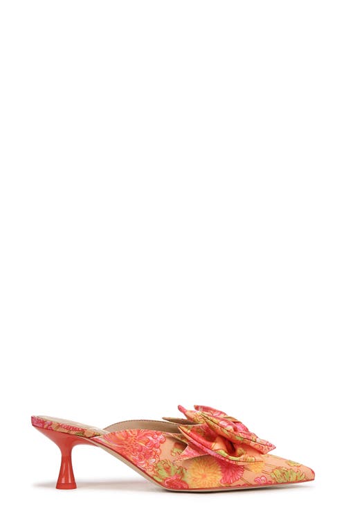 Circus Ny By Sam Edelman Fiona Mid-heel Bow Pumps In Apricot Haze Multi