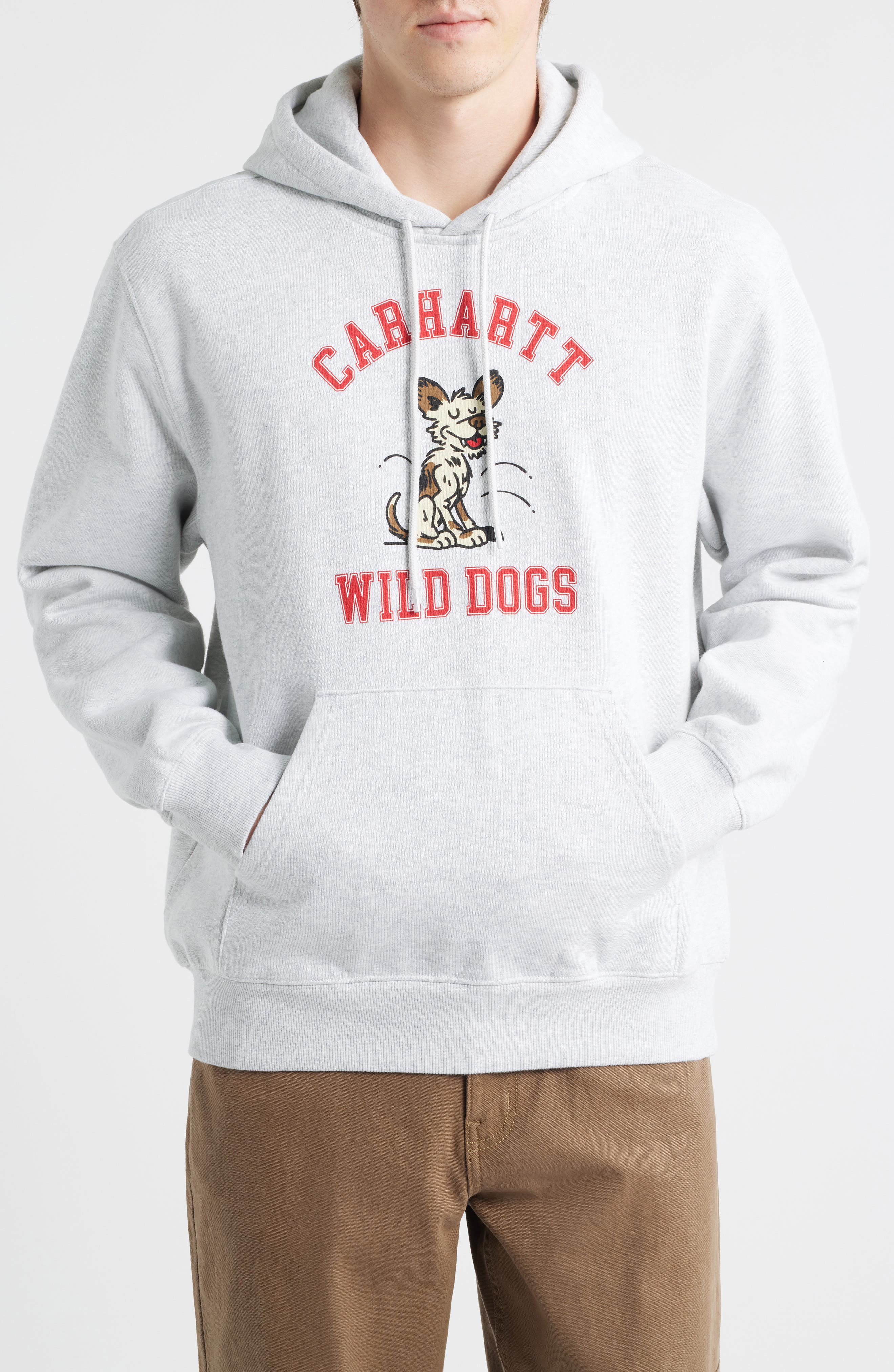 Carhartt Work In Progress Wild Dog Cotton Graphic Hoodie