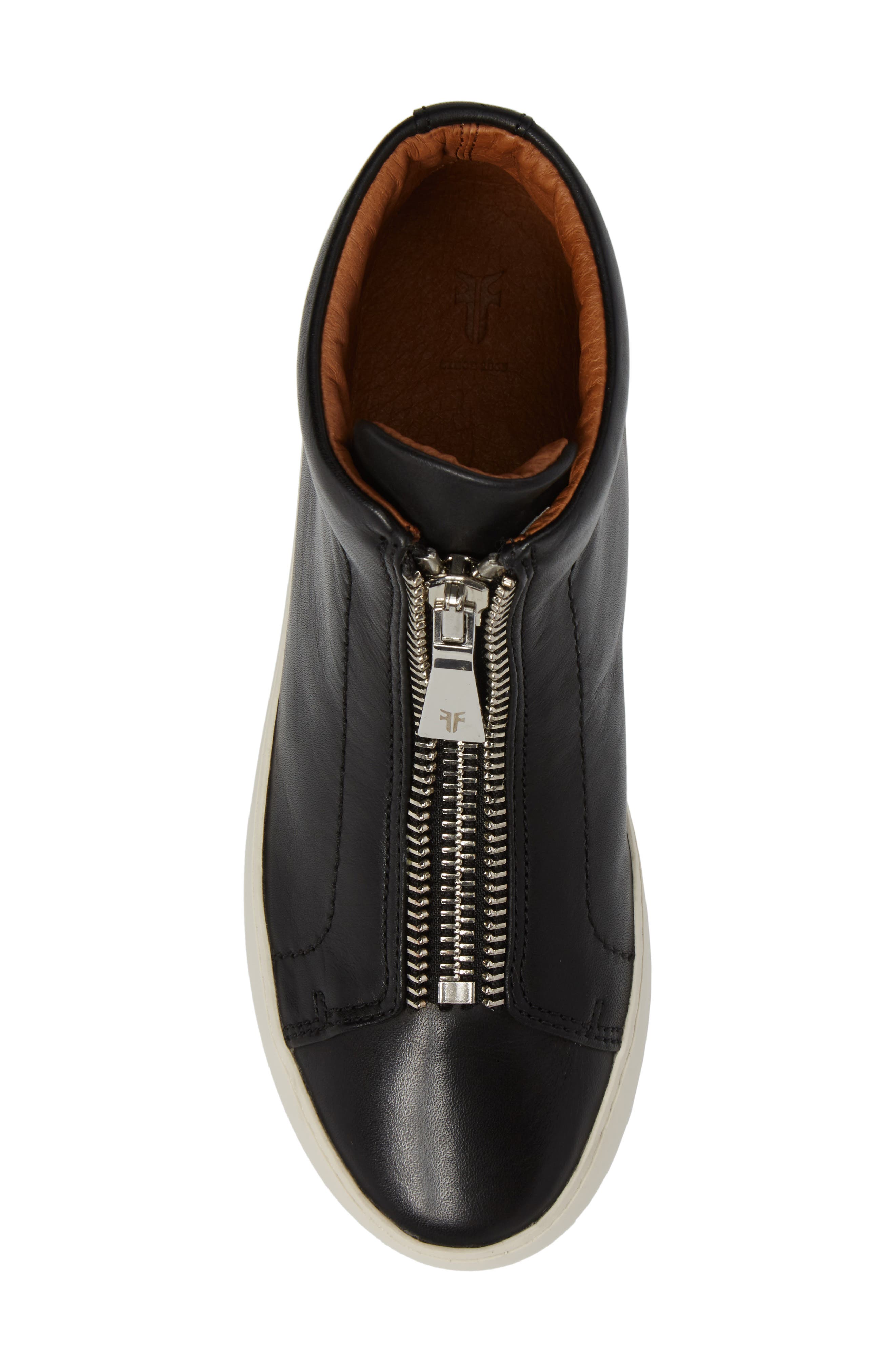 Frye Lena Zip High Top Sneaker, Alternate, color, 