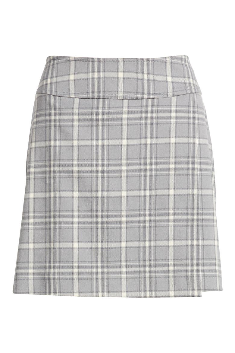 Plaid Miniskirt, Alternate, color, GREY AVERY PLAID