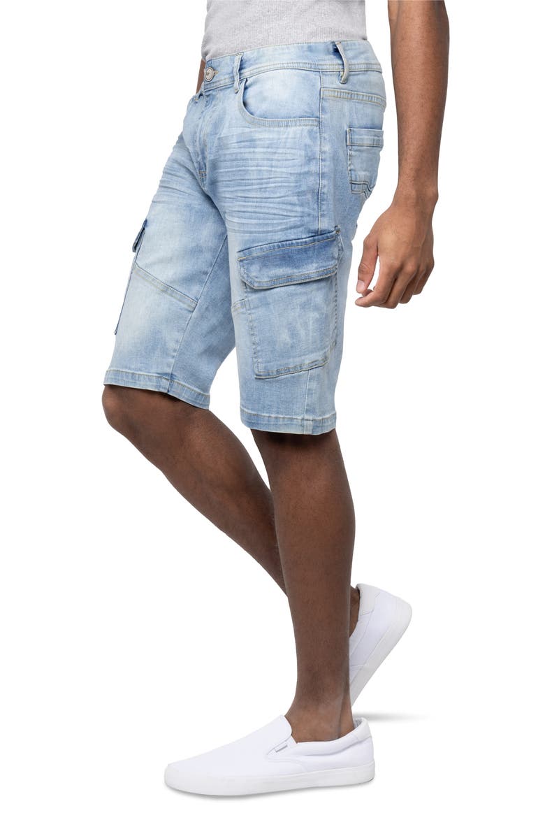 XRAY Denim Cargo Shorts, Alternate, color,