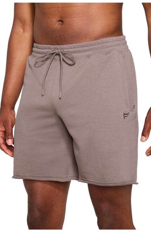 Fabletics The Year Round Terry Sweatshort In Brown