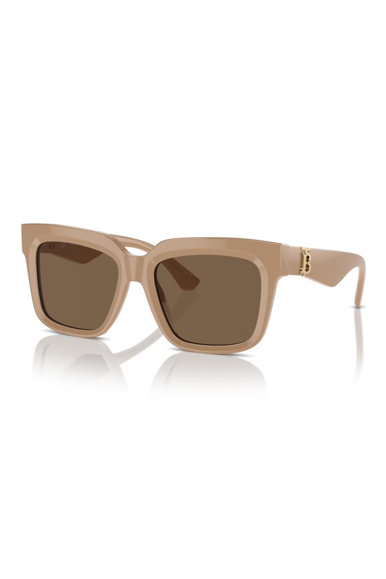 54mm Square Sunglasses, Alternate, color, BEIGE