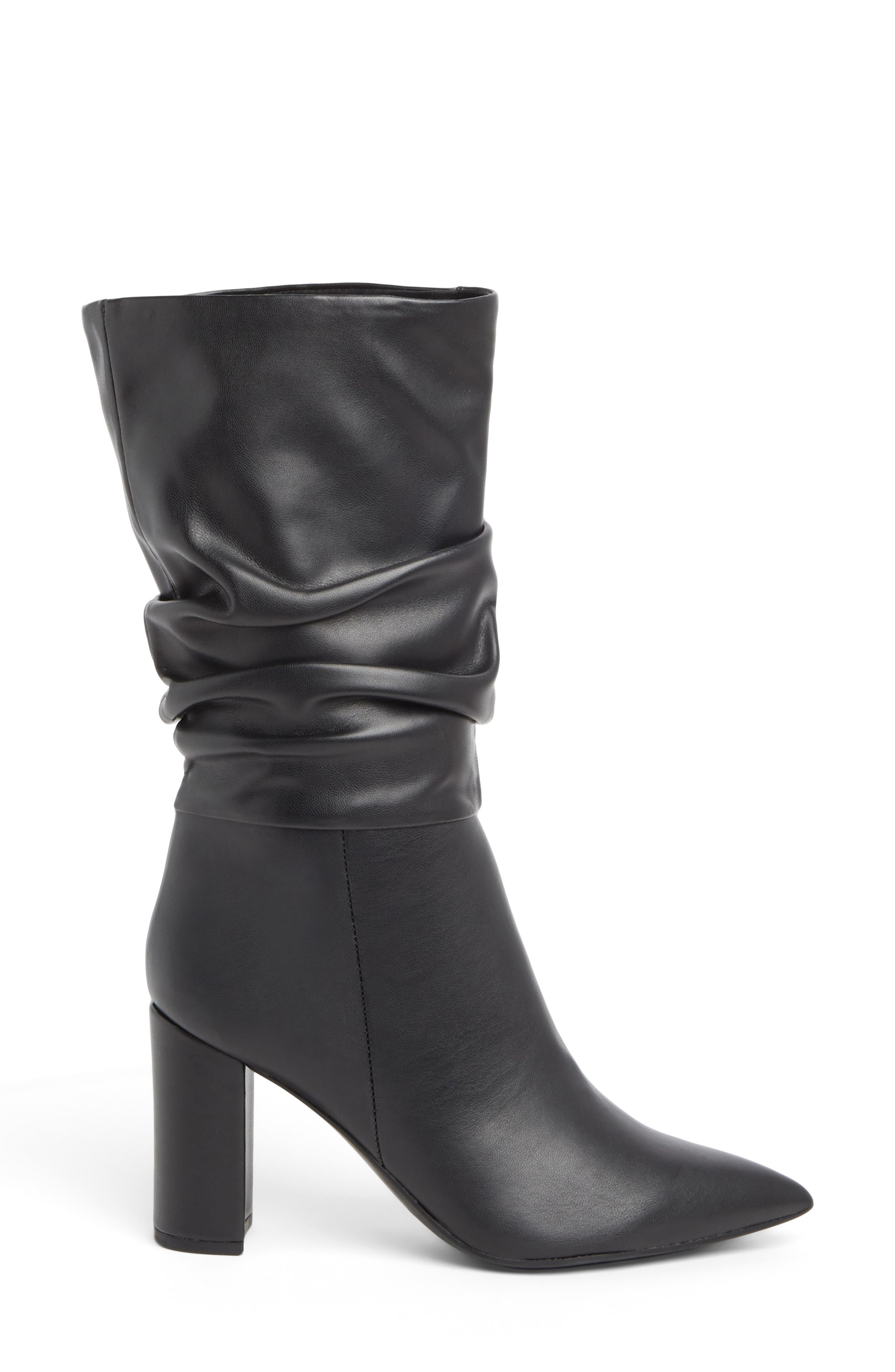 Marc Fisher Galley Slouchy Block Heel Boot, Alternate, color, 