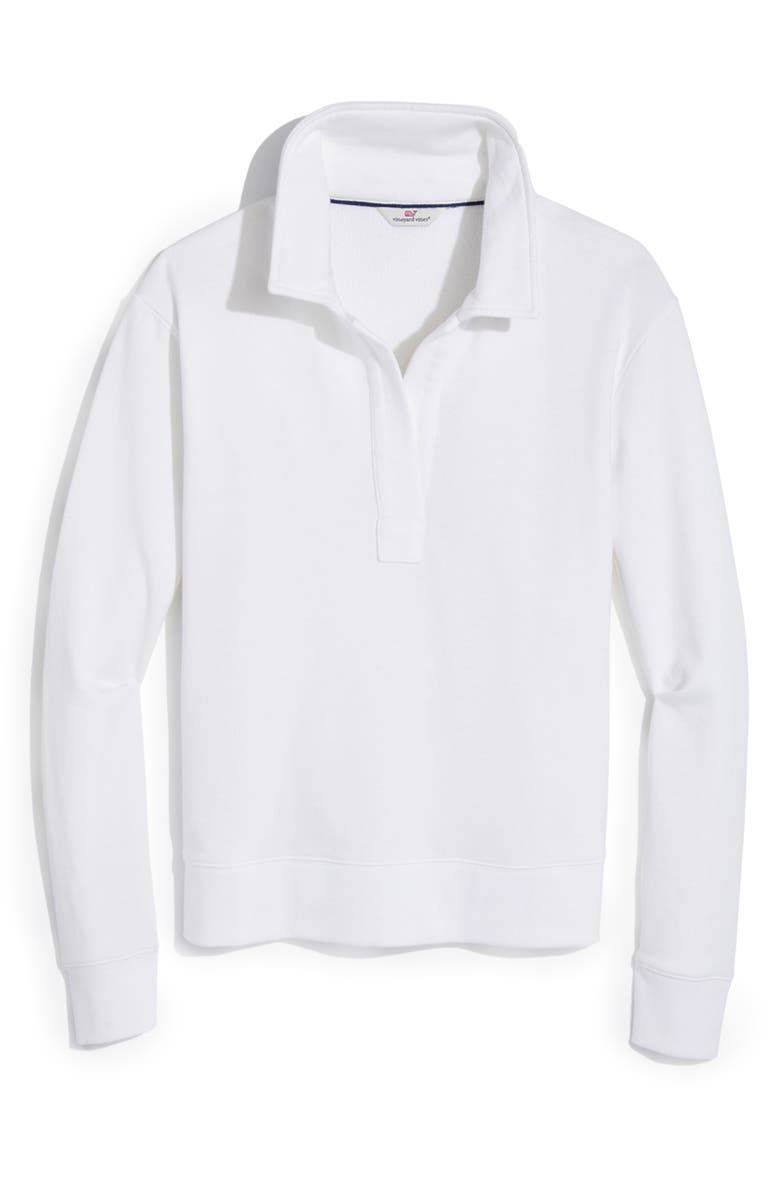 vineyard vines Cotton Polo Sweatshirt, Alternate, color, 