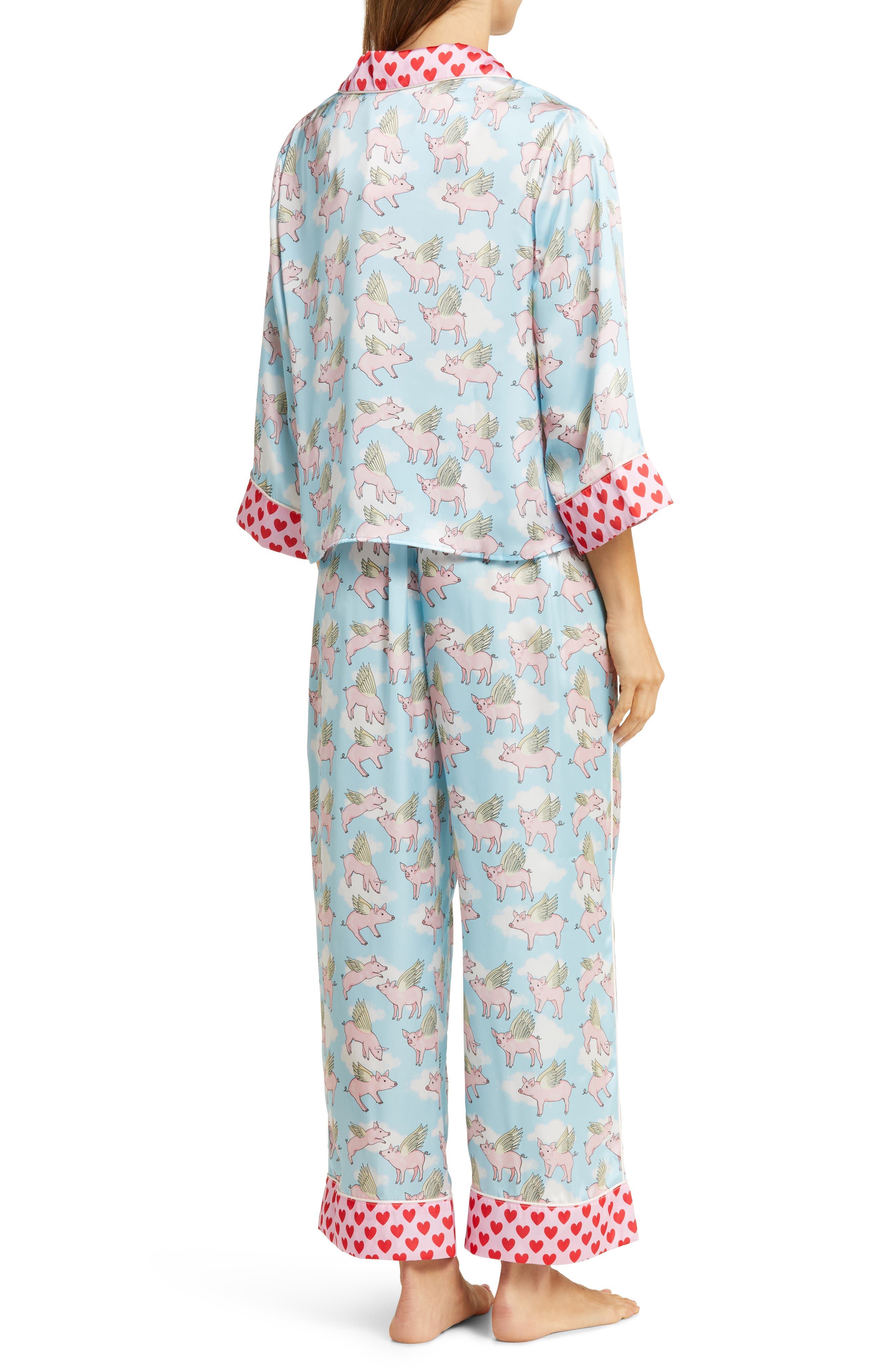 Karen Mabon Pigs Can't Fly Recycled Polyester Pajamas (Women ...