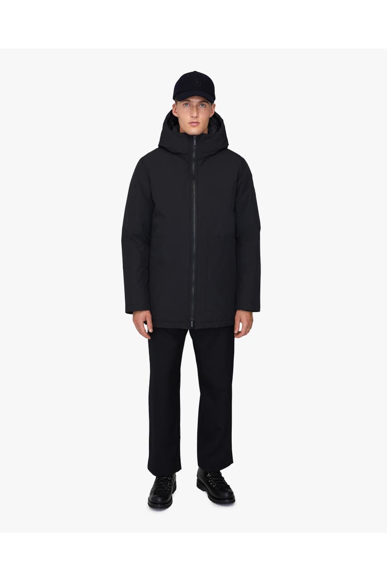 JULES | Hooded Down Winter Jacket, Alternate, color, Black