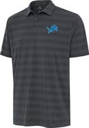 ANTIGUA Men's Antigua Pewter Detroit Lions  Tunnel Polo