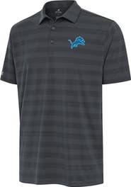 ANTIGUA Men's Antigua Pewter Detroit Lions Tunnel Polo