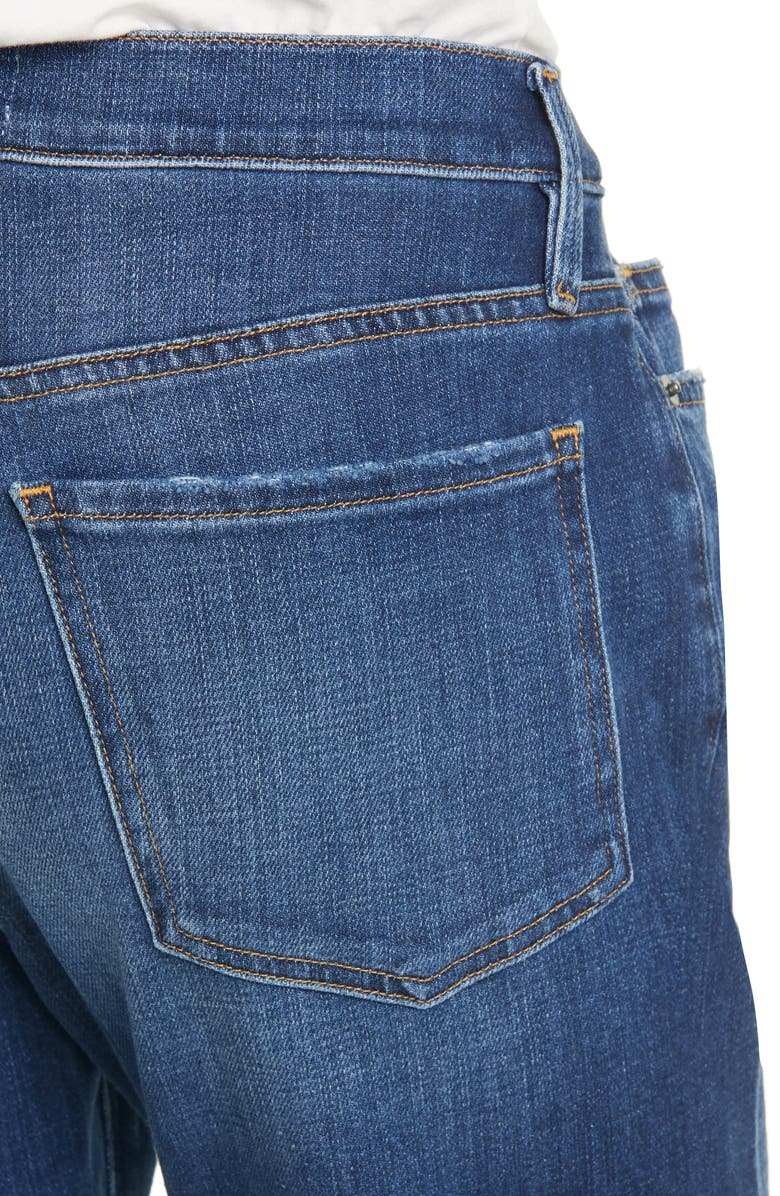 FRAME Le Beau Ankle Straight Leg Boyfriend Jeans, Alternate, color, 