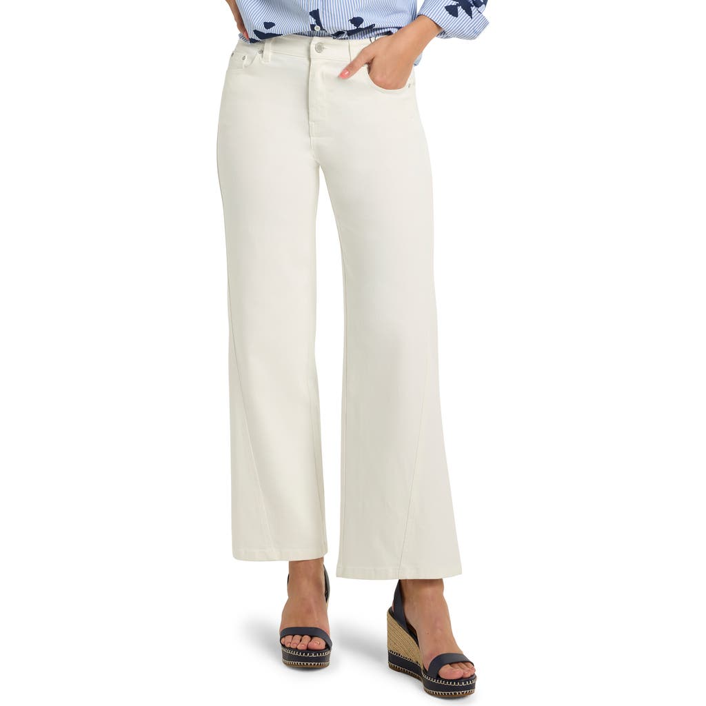 Nic + Zoe Nic+zoe Wide Leg Weekend Jeans In Paper White In Paper White
