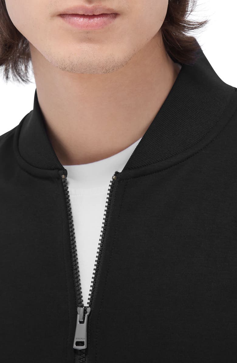 Bugatchi Soft Touch Knit Bomber Jacket, Alternate, color,