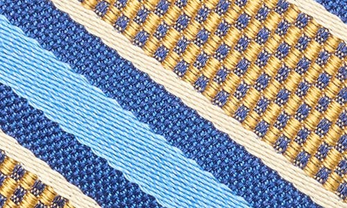 Ted Baker London Benhill Textured Stripe Silk Blend Tie In Multi