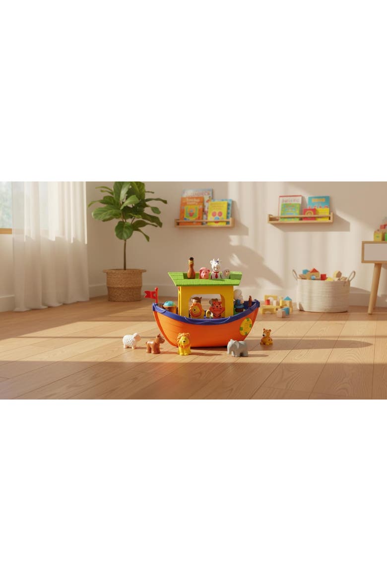 Limited Fun n' Play Noah's Ark, Alternate, color, Multicolored