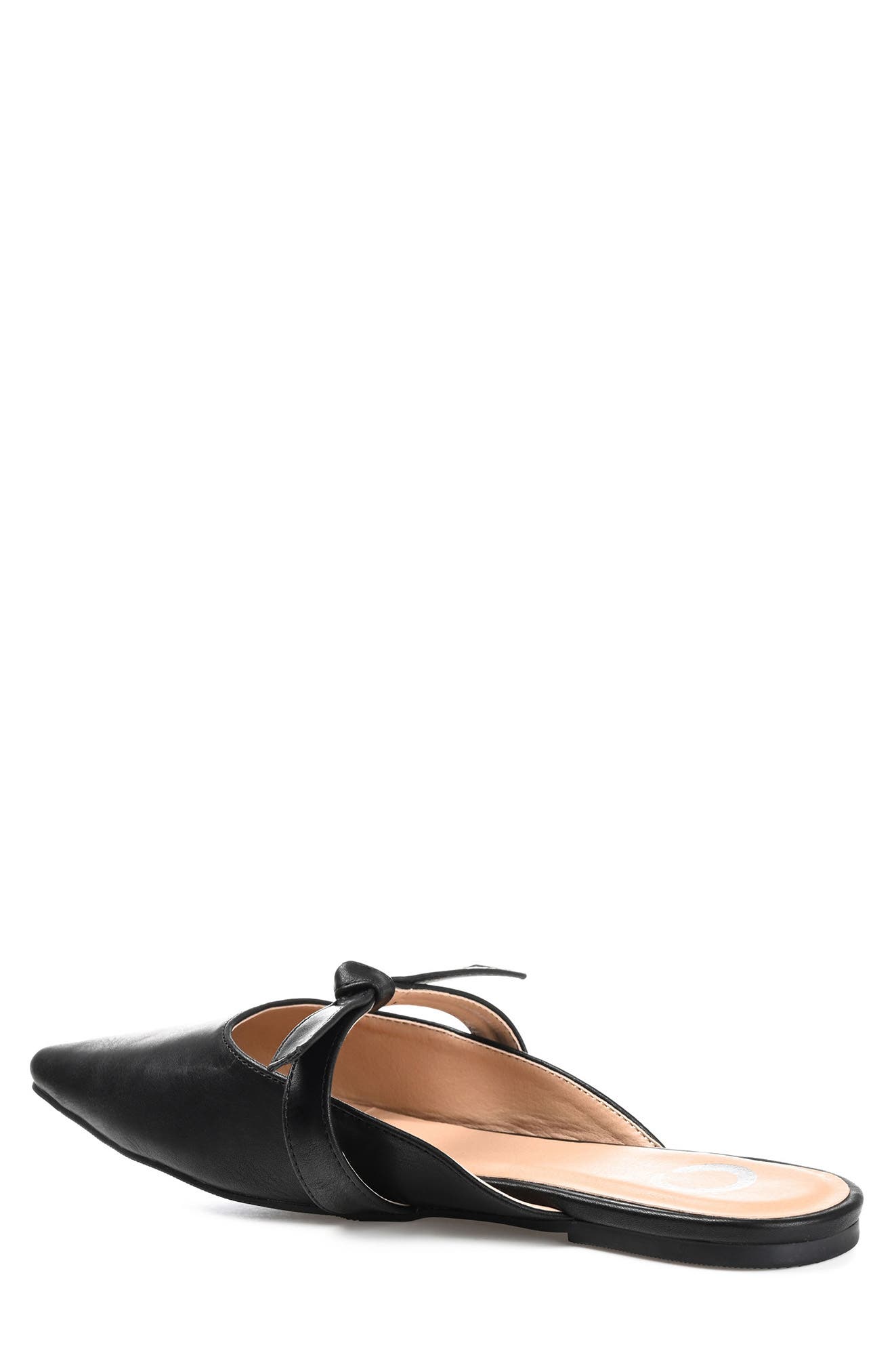 Journee Collection Missie Bow Mule, Alternate, color, Black