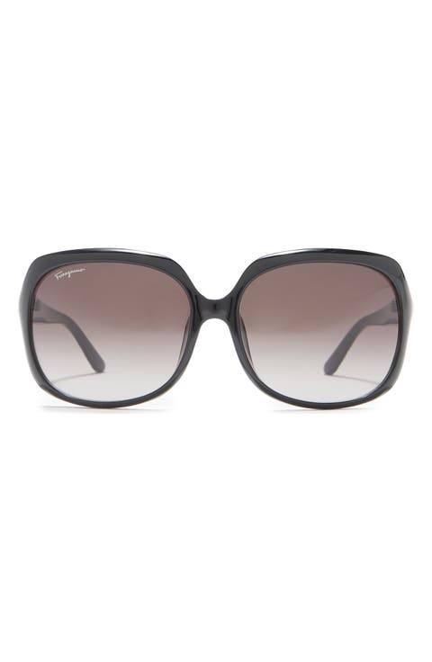 Salvatore Ferragamo 59mm Square Sunglasses
