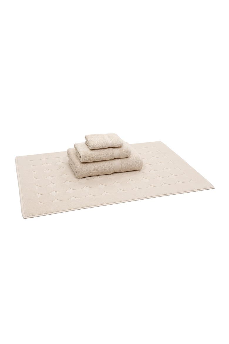Sinemis Terry 4-Piece Towel Set - Beige, Alternate, color, BEIGE
