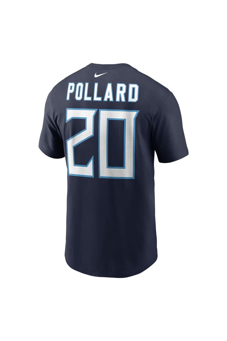 Men's Nike Tony Pollard Navy Tennessee Titans Player Name & Number T-Shirt, Alternate, color, Navy