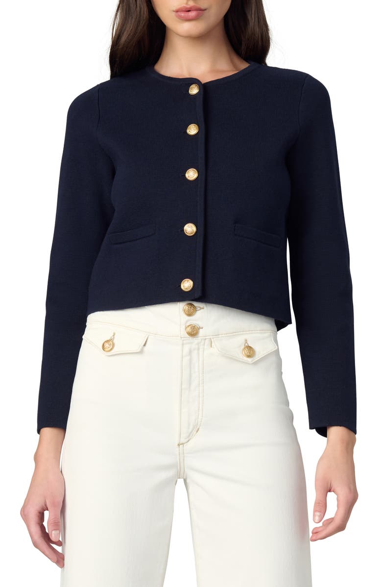 Joe's The Talia Cardigan Jacket, Main, color, Blue Black