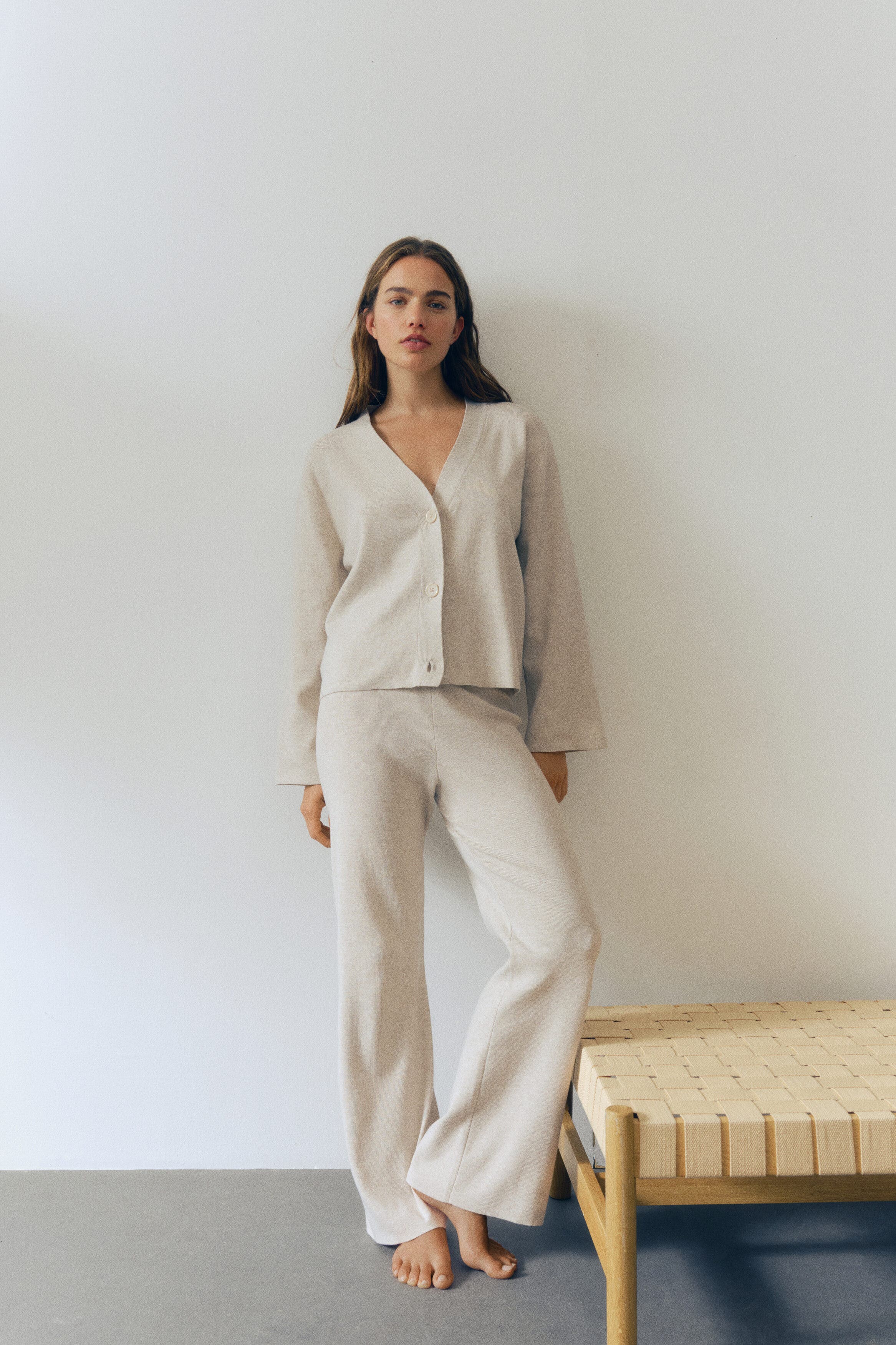Light beige melange