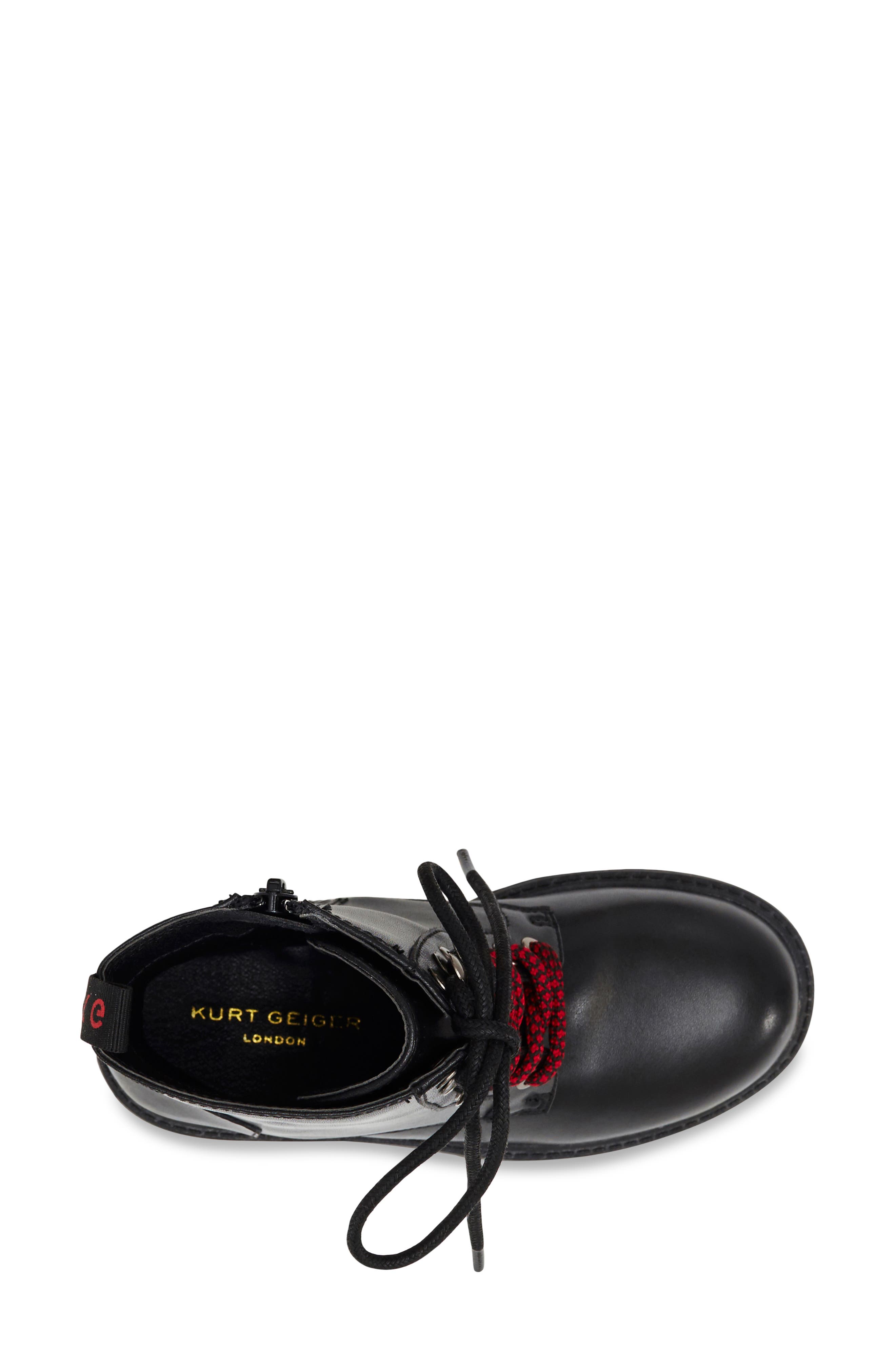 Kurt Geiger London Kids' Admiral Combat Boot, Alternate, color, 
