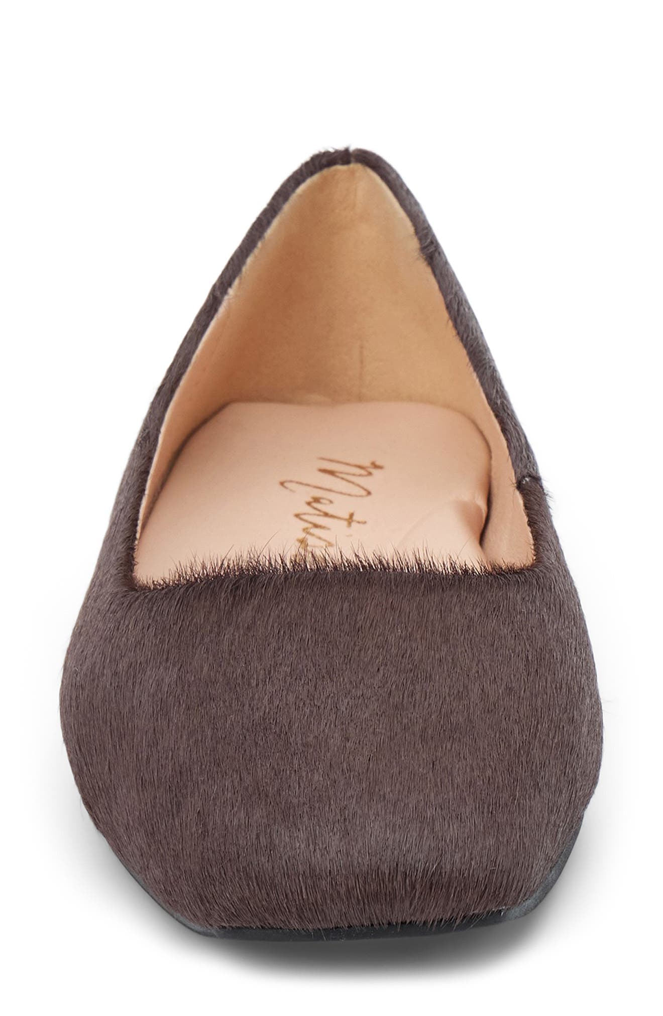 Matisse Phillip Ballet Flat, Alternate, color, Coffee Calf Hair