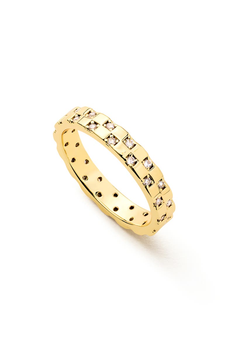 Eden Cubic Zirconia Ring, Main, color, GOLD / CLEAR