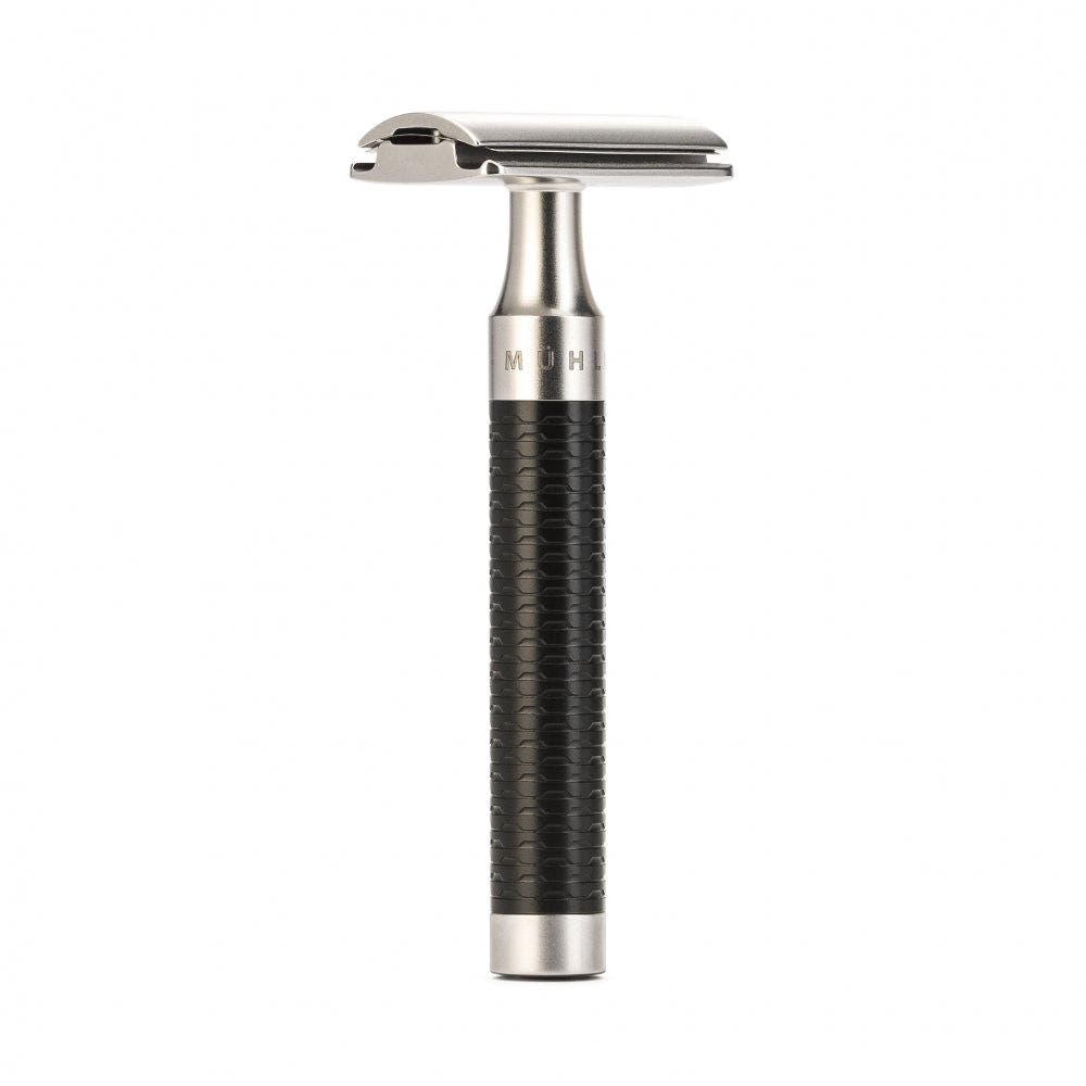 MÜHLE Rocca Stainless Steel & Black Safety Razor (Men) | Nordstrom