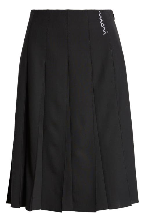 Marni A-line Sleeveless Blouse In Black