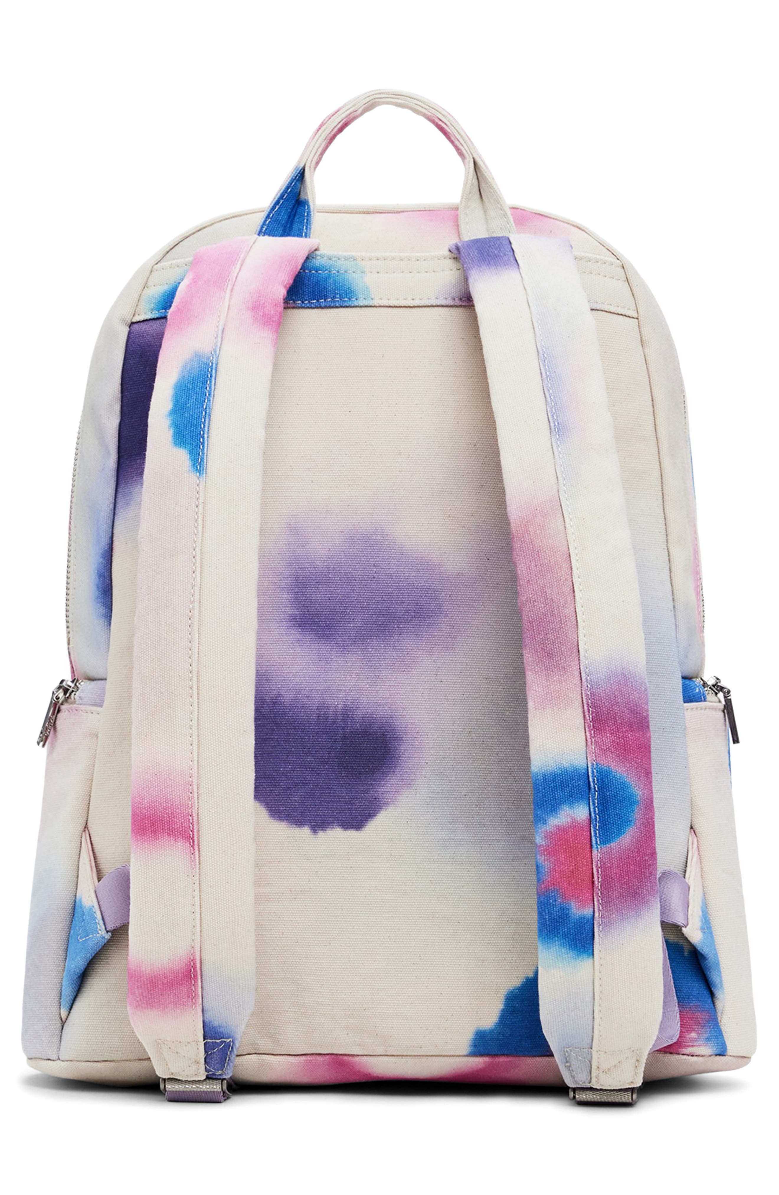 Desigual Large Tie Dye Denim Backpack, Alternate, color, 