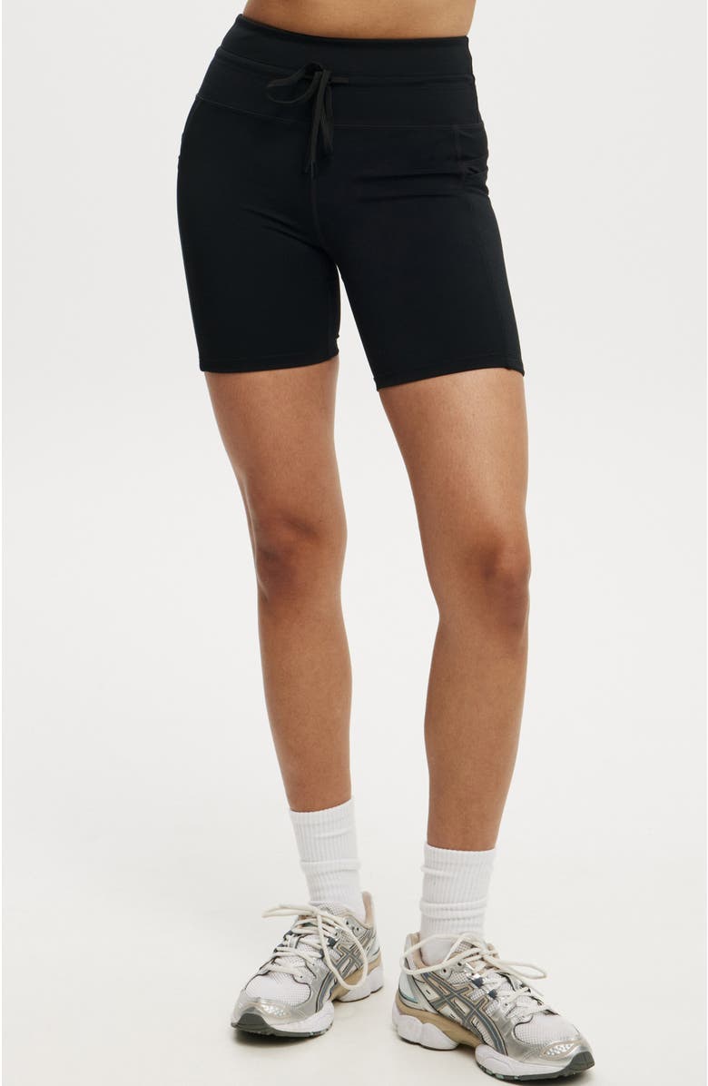 COTTON ON BODY Women's Active Ultimate Run Rib Bike Short, Main, color, 