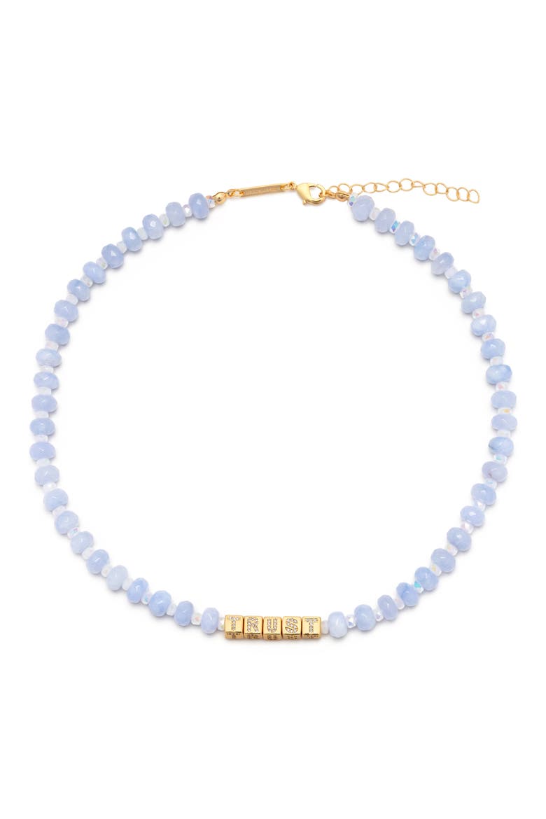Bolder Trust Necklace, Main, color, WHITE